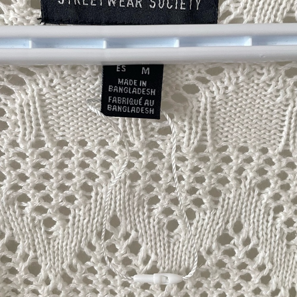 Streetwear Society Cream Knit Sweater